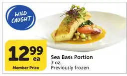 Albertsons Sea Bass Portion offer