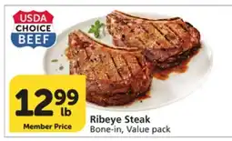 Albertsons Ribeye Steak offer