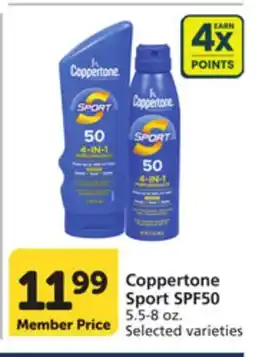 Albertsons Coppertone Sport SPF50 offer