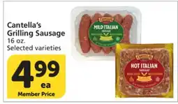 Albertsons Cantella's Grilling Sausage offer