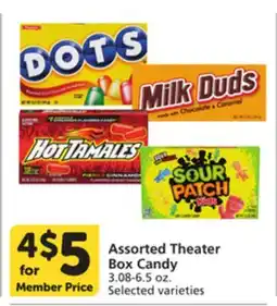 Albertsons Assorted Theater Box Candy offer