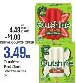 Mariano's Outshine Fruit Bars offer