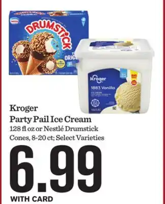 Mariano's Kroger Party Pail Ice Cream offer