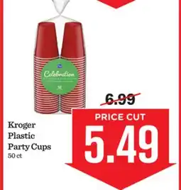 Mariano's Kroger Plastic Party Cups offer