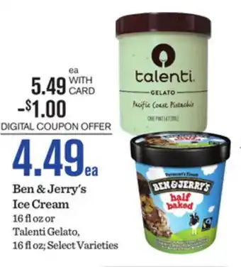 Mariano's Ben & Jerry's Ice Cream offer