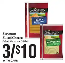 Mariano's Sargento Sliced Cheese offer