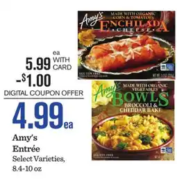 Mariano's Amy's Entrée offer