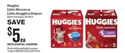 Mariano's Huggies Little Movers or Little Snugglers Diapers offer