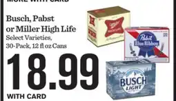 Mariano's Busch, Pabst or Miller High Life offer