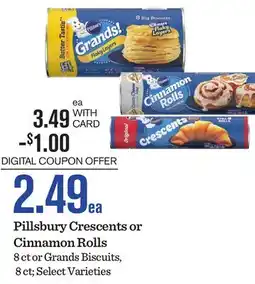 Mariano's Pillsbury Crescents or Cinnamon Rolls, 8 ct or Grands Biscuits, 8 ct offer