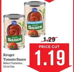 Mariano's Kroger Tomato Sauce offer