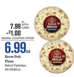 Mariano's Brew Pub Pizza offer