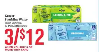 Mariano's Kroger Sparkling Water offer