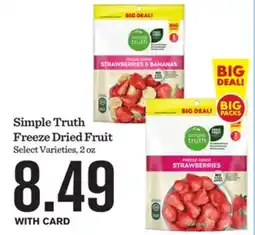 Mariano's Simple Truth Freeze Dried Fruit offer