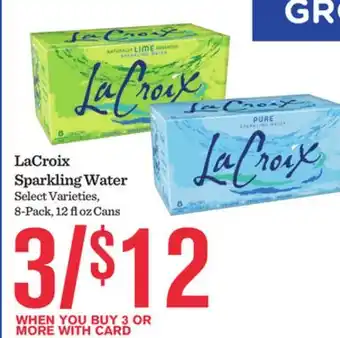 Mariano's LaCroix Sparkling Water offer