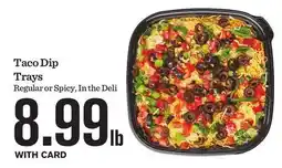 Mariano's Taco Dip Trays offer
