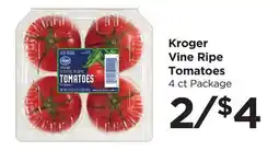 Food 4 Less Kroger Vine Ripe Tomatoes offer