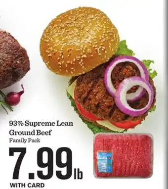 Mariano's 93% Supreme Lean Ground Beef offer