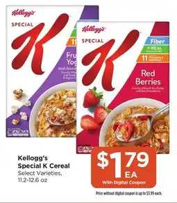 Food 4 Less Kellogg's Special K Cereal offer