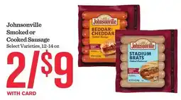 Mariano's Johnsonville Smoked or Cooked Sausage offer