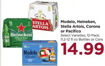 Food 4 Less Modelo, Heineken, Stella Artois, Corona or Pacifico offer