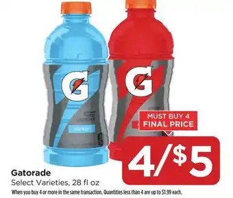 Food 4 Less Gatorade offer