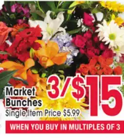 Jewel-Osco Market Bunches offer