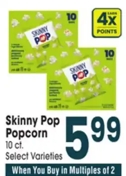 Jewel-Osco Skinny Pop Popcorn offer