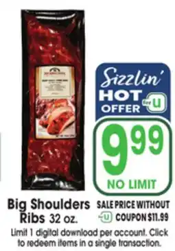 Jewel-Osco Big Shoulders Ribs offer