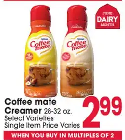 Jewel-Osco Coffee mate Creamer offer