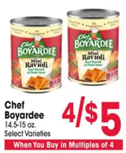 Jewel-Osco Chef Boyardee offer