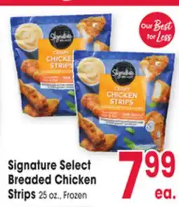 Jewel-Osco Signature Select Breaded Chicken Strips offer