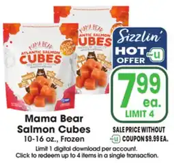 Jewel-Osco Mama Bear Salmon Cubes offer
