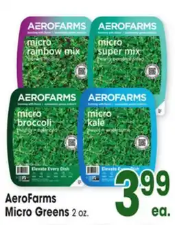 Jewel-Osco Aerofarms Micro Greens offer