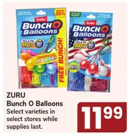 Jewel-Osco ZURU Bunch O Balloons offer
