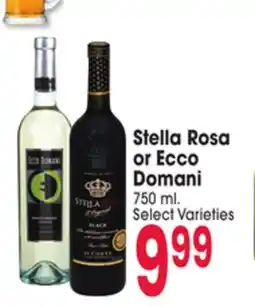 Jewel-Osco Stella Rosa or Ecco Domani offer