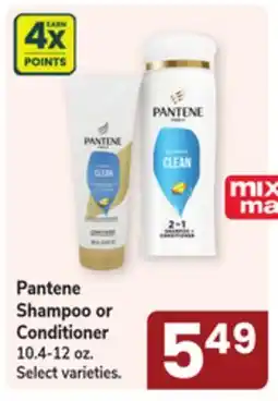 Jewel-Osco Pantene Shampoo or Conditioner offer