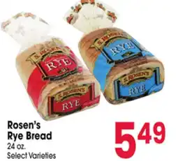 Jewel-Osco Rosen's Rye Bread offer
