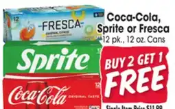 Jewel-Osco Coca-Cola, Sprite or Fresca offer