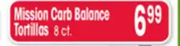 Jewel-Osco Mission Carb Balance Tortillas offer