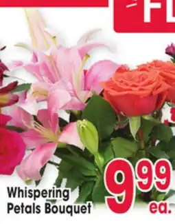 Jewel-Osco Whispering Petals Bouquet offer