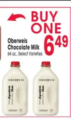 Jewel-Osco Oberweis Chocolate Milk offer