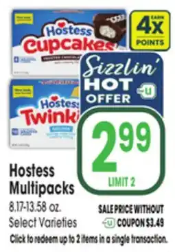 Jewel-Osco Hostess Multipacks offer