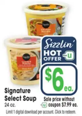 Jewel-Osco Signature Select Soup offer