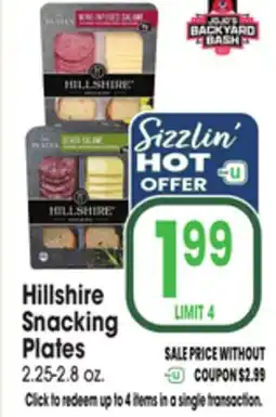 Jewel-Osco Hillshire Snacking Plates offer