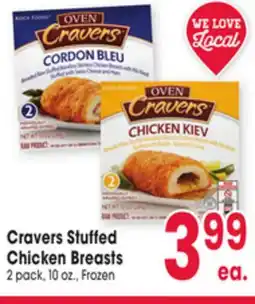Jewel-Osco Cravers Stuffed Chicken Breasts offer
