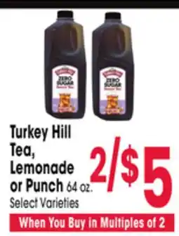 Jewel-Osco Turkey Hill Tea, Lemonade or Punch offer