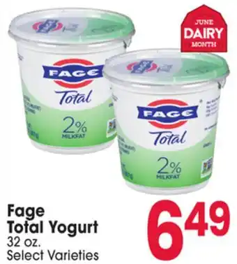 Jewel-Osco Fage Total Yogurt offer