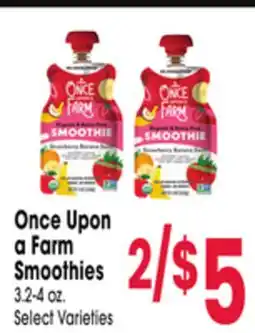 Jewel-Osco Once Upon a Farm Smoothies offer