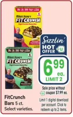 Jewel-Osco FitCrunch Bars offer
